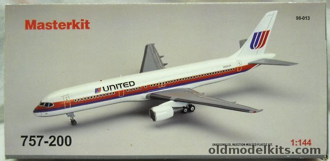 Masterkit 1/144 Boeing 757-200 United - (757), 98-013 plastic model kit